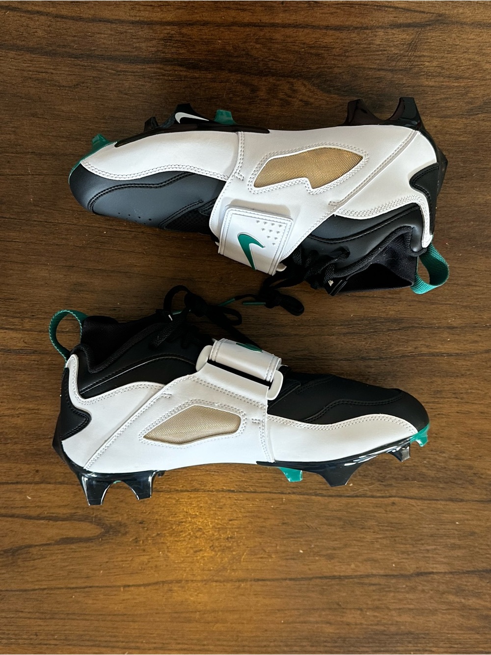 Nike Air Diamond Turf 93 TD Primetime Emerald Football Cleats Men’s 9.5 NWOT
